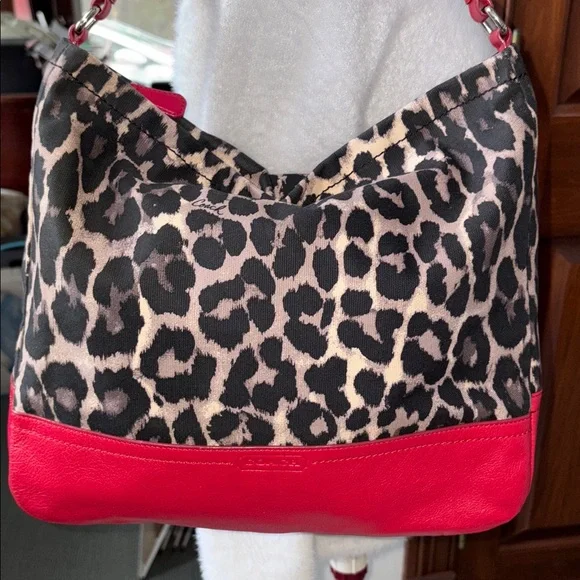 バッグ Coach Leopard Hobo One Shoulder Bag Y2K Coach Leopard Hobo One Shoulder Bag Y2K Coach Animal Print